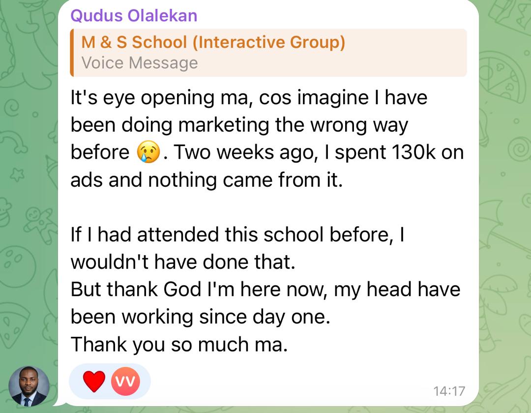 Qudus Olalekan: I spent 130k on ads and nothing came from it.